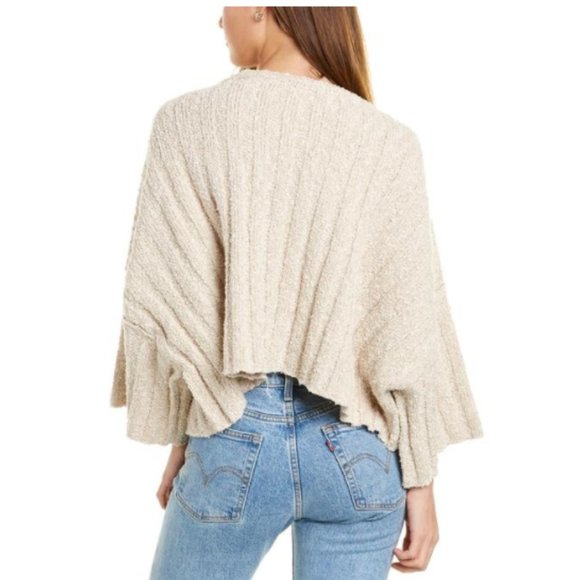 Free People Good Day Pullover Crop Sweater XS NWT - Picture 3 of 4
